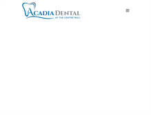 Tablet Screenshot of centremalldentists.com